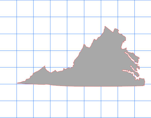 VA – Virginia Solid State Sticker – Sticker Boost