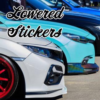 Lowered Stickers
