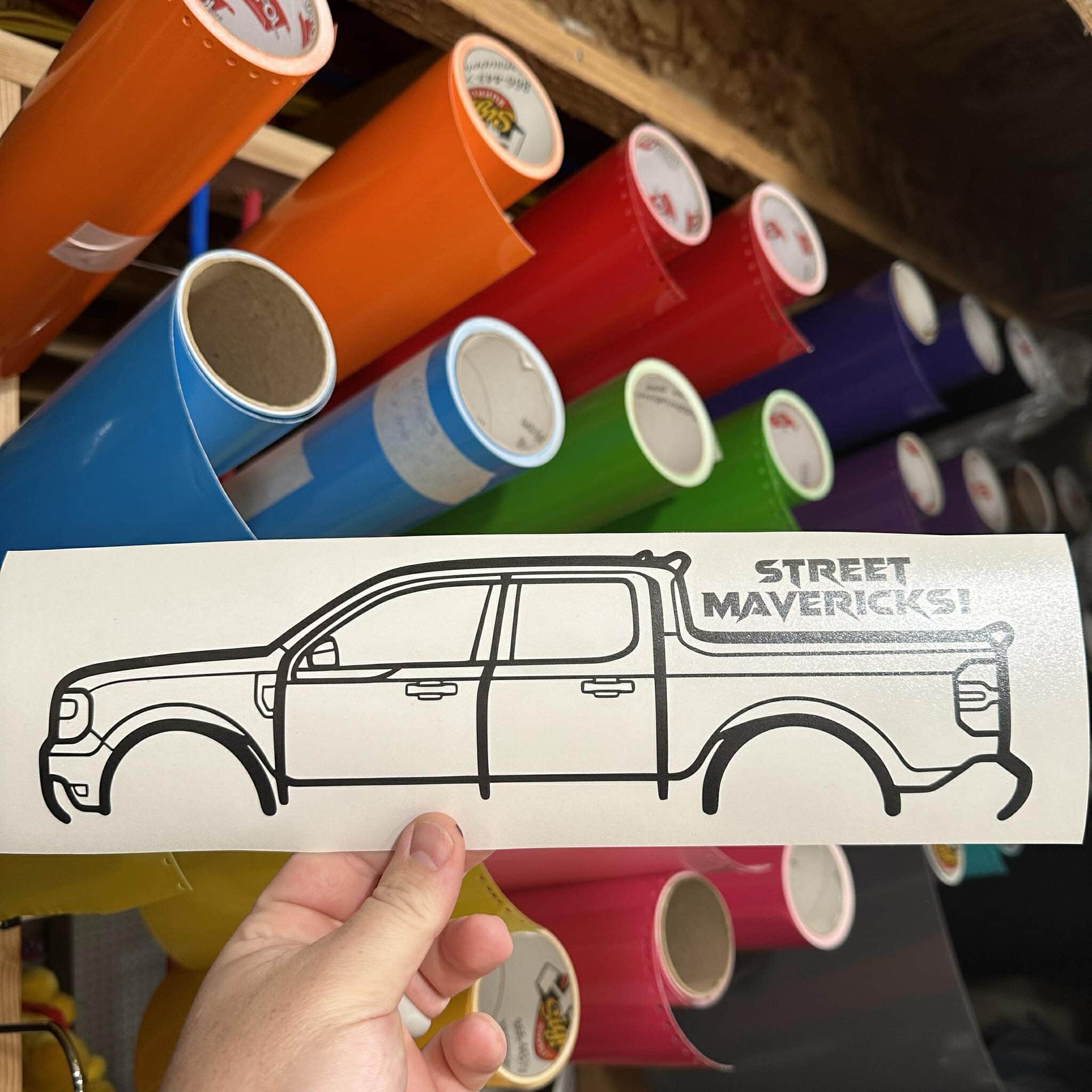 street mavericks v1 sticker